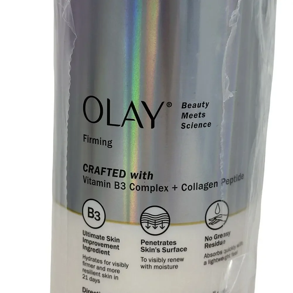 Olay Body Lotion for Women, Firming with Collagen Peptides Serum, 17 fl oz